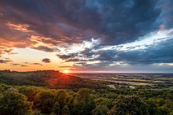 Blick auf die Hohenloher Ebene - Foto: Jochen Koch